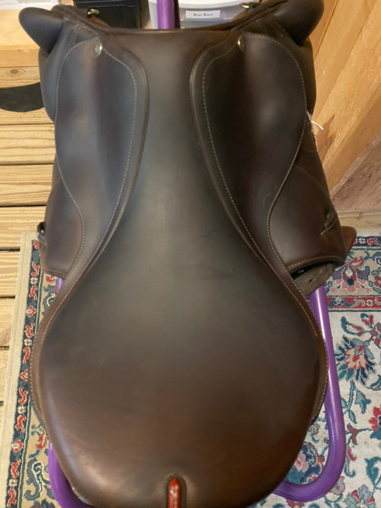 Equipe EK-Class Jump Saddle-+1.5w +1p-17.5"-Brown