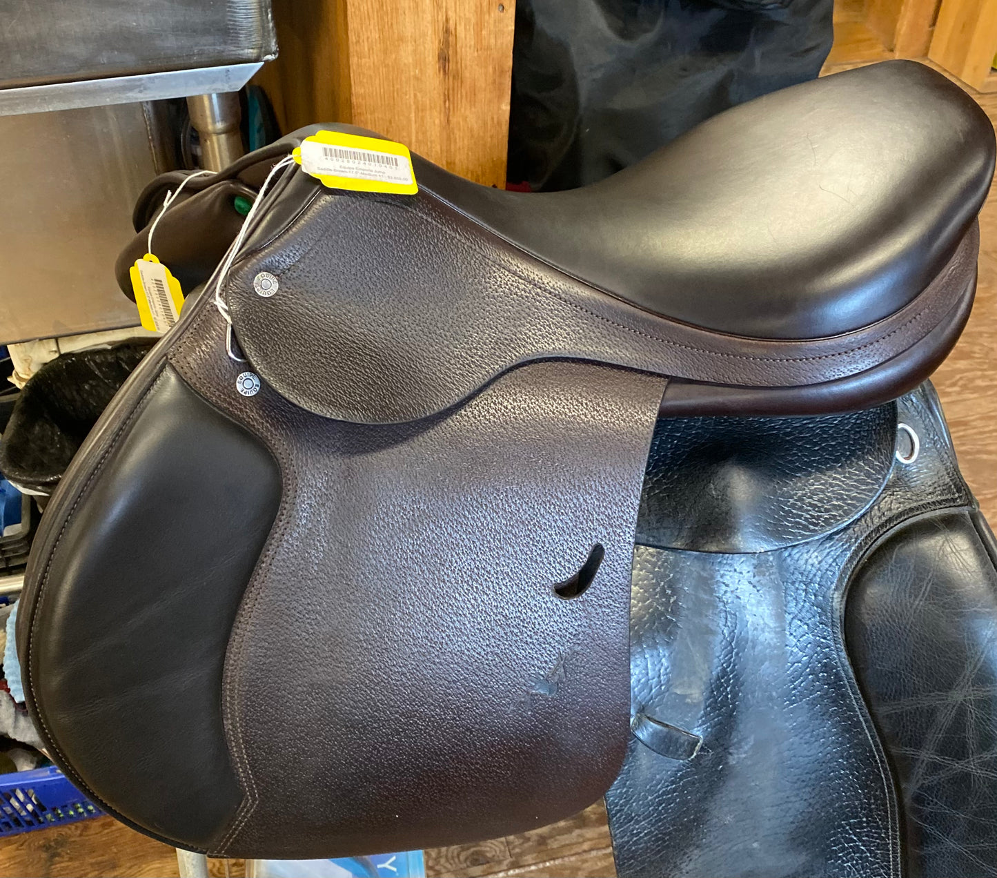 Equipe Emporio Jump Saddle-Brown-17.5"-Medium +1