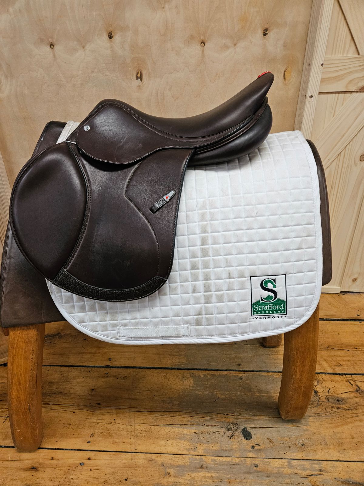 Equipe Performance Jump Saddle-17.5"-+1w Mp-Brown