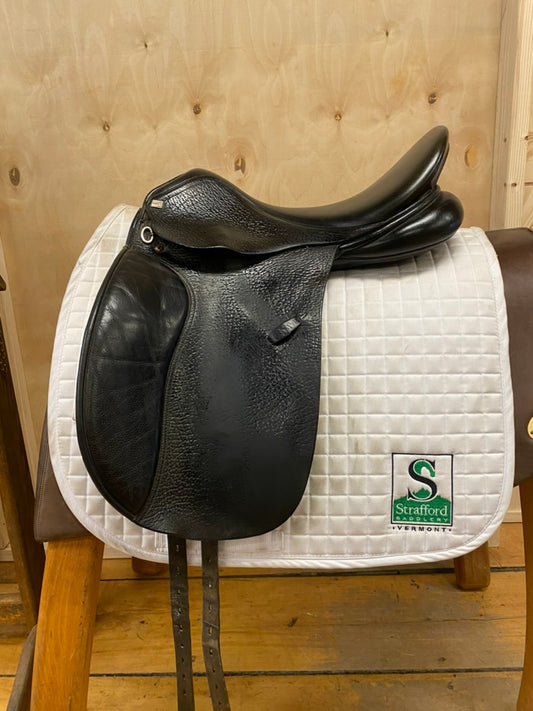 Anky Dressage Saddle-18"- Adjustable- Black